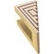 Ekena Millwork 4"W x 4"D x 8"H Wide Landon Rough Cedar Woodgrain TimberThane Corbel, Primed Tan CORUR04X04X08LANRCPR - alternate 6
